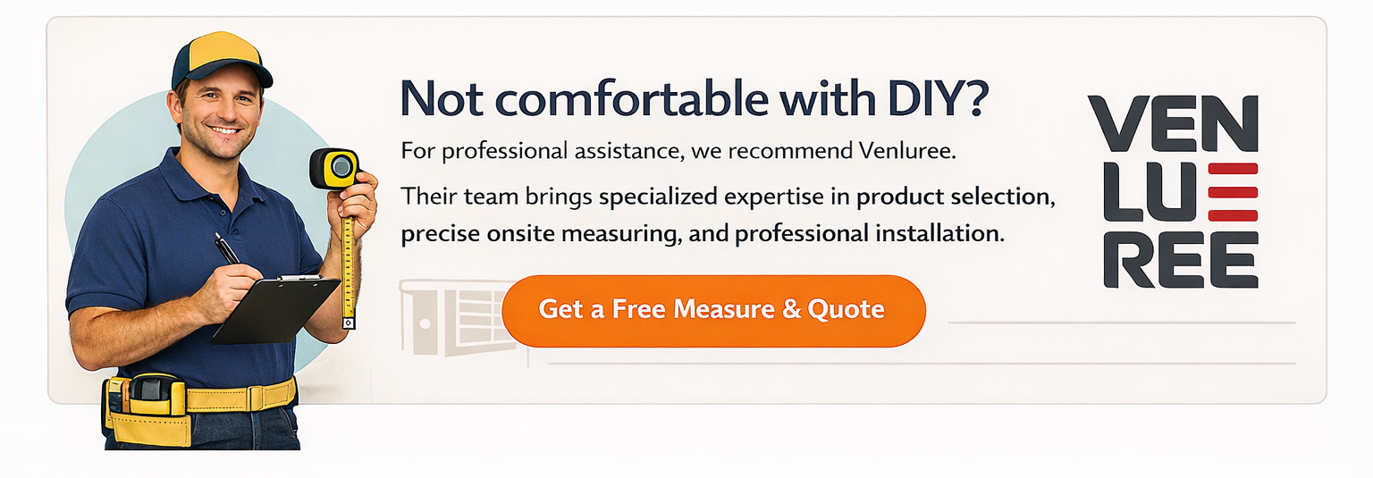 man holding tape measure wearing installers gear